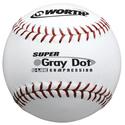 Worth Ys40 Synth Gray Dot Softball - 12