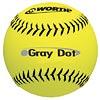 Worth Ys40 Synth Gray Dot Softball - 12