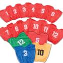Lightweight Numbered Scrimmage Vests-Yth
