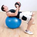 Anti-Burst Pro Exercise Ball 65cm Yellow