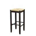 Rattan Transitional Bar Stool