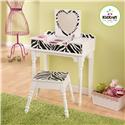 Fun & Funky Vanity & Stool