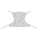 Full Body Patient Lift Sling With Commode Cutout Option