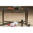 Brandy Brown/ Boris Bronze Finished Sofa Table 