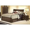 Tiburon Bentwood Storage Bed  - Queen