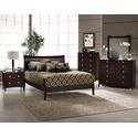 Tiburon Bentwood Platform 4 Piece Bedroom Set -  King