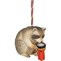 Raccoon with Flashlight Ornament