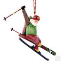 Free Ski Santa Ornament