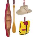 Paddling Ornament Set