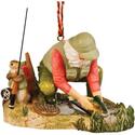 Catch/Release Santa Ornament Ornament