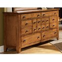 Grandpa's Cabin 7 Drawer Dresser