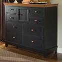 Dressing Chest-Black with Maple Top