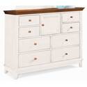 Dressing Chest-White with Cherry Top