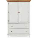 Door Chest-White with Maple Top