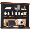 Desk Hutch-Blackwithcherry Top