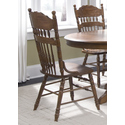 Old World Embossed Back Side Chair