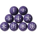 Numbered Playground Balls Set Of 9