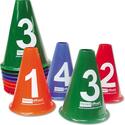 Numbered Cones - Set Of 8