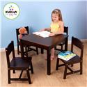 Farmhouse Table and 4 Chair Set