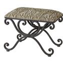 Uttermost Aleara Wrought Iron Small Bench