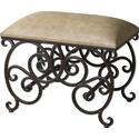 Uttermost Anjali Forged Metal Small Bench