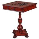 Clymer Game Table with Distressed Red Finish