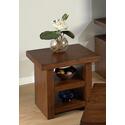 Braeburn Rough Hewn Cherry Finished End Plank Table