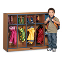 Sproutz® Toddler Coat Locker - 5 Sections - Red