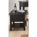 Carver Black End Table 