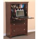 Cappuccino Laptop Armoire, 32