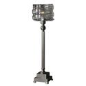 Decorative Lamp with Satin Nickel Plated Finish