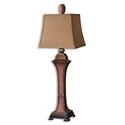 Decorative Finish with Aged Red Finish