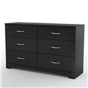 Step One Dresser in Pure Black