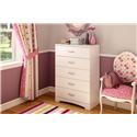 Step One 5 Drawer Chest in Pure White