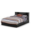 Vito Queen Bed & Bookcase Headboard