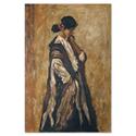 Hand Painted Serentity Art Accent