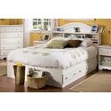 Summer Breeze Full Mate's Bed & Bookcase Headboard