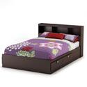 Cakao Full Mate's Bed & Bookcase Headboard