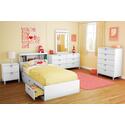 Sparkling Twin 6 Piece Bedroom Set
