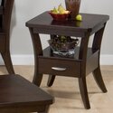Joes Espresso Finished End Table 