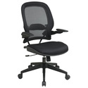 Professional Managers Chair with Air Grid Back and Leather Seat