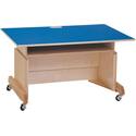 Computer Table - Blue
