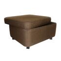 Jumbo Rectangular Velveteen Storage Ottoman