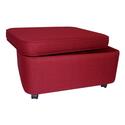 Jumbo Rectangular Fabric Storage Ottoman
