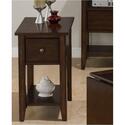 Miniatures - Newport Cherry Finished Chairside Table 