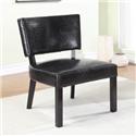 Crocodile Print Faux Leather Accent Chair