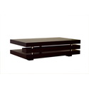 Wenge Oak Veneer Coffee Table with Storage