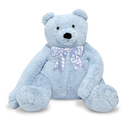 Jumbo Blue Teddy Bear - Plush