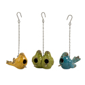 Set of 3 Mercade Ceramic Bird Houses
