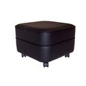 Square Vinyl Ottoman